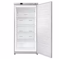 Szafa mroźnicza magazynowa ECO – stal nierdzewna – 600 L – z 1 drzwiami – wewnętrzna strona drzwi z tworzywa sztucznego