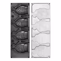 Plates for Tartelette Machine TMOPH - 4x Open Taiyaki Fish Mould