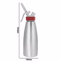 ISI | Gourmet Whip - Dispenser za vrhnje - 1,0 litre - Nehrđajući čelik