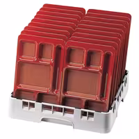 CAMBRO | CAMRACK® - Košara za pranje tanjura 1/1 - 9x9 odjeljaka - 500x500 mm - Siva boja