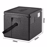 CAMBRO | CAM GOBOX® - Polovični unos sa gornje strane - GN 1/1 - Sa crnim remenom za nošenje