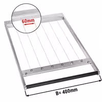Frame for Chocolate Guitar Cutter - Double - Wire spacing: 60mm - compatible with PSDIC3, PSDIC64