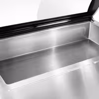 Countertop refrigerated display case - 67L - 765mm - Double glazing - square - for 8x GN 1/6 or 4x GN 1/3