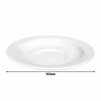 (6 pcs) SELTMANN WEIDEN | Porcelain Saucer Set – Meran Basic – Ø 162 mm