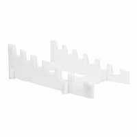 Chopping Board Rack for 40mm Boards - 6 Slots - Polyethylene - White