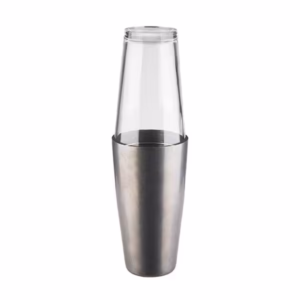 (6 adet) Boston Shaker - 2 parçalı set - Paslanmaz çelik - 700ml