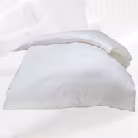 (10 pcs) Satin Stripe Duvet Cover Linz - 140x210cm - White