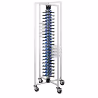 Tellerstapler - bis zu 84 Teller - Ø 16 - 32 cm - Klappbar & Rollbar