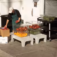 CAMBRO | Serija S - Skladišna baza za teški teret - 915 mm - Sa perforiranom površinom - Točkasto siva boja
