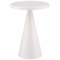 (4 adet) Şarj Edilebilir Masa Lambası - CONE - 3 kademeli kısılabilir - Ø130x180mm - Whisper White
