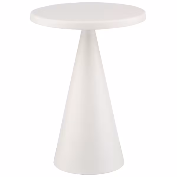 Şarj Edilebilir Masa Lambası - CONE - 3 kademeli kısılabilir - Ø130x180mm - Whisper White