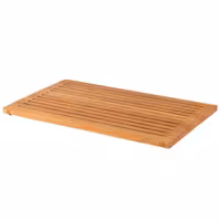 لوح تقطيع - خشب بلوط - 585x350mm - 20 mm - شكل خشبي - سطح مانع للانزلاق - مناسب لـ لوح التقديم 85225