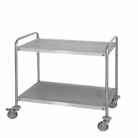 Carrello di servizio - 1200x600mm - con 2 ripiani