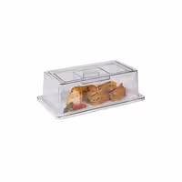 (6 pcs) Display Cover - GN 1/3 - Polycarbonate - 325x176mm - Height: 105mm - 6-piece set