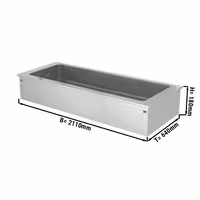 Cuba de gelo de encastrar - 2110mm - 6x GN 1/1 - 250L
