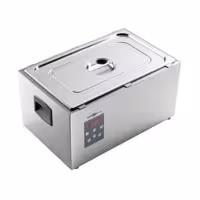 Sous vide kád - GN 1/1 - 29 l - 1,7 kW - statikus - leeresztőcsappal - LCD/érintőpanel