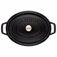 STAUB | Mini Cocotte Oval Enamelled Cast Iron Casserole Dish – 150 mm Oval – Black