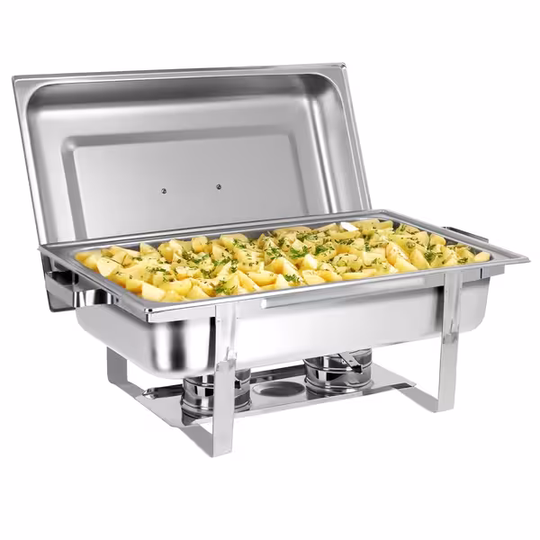(2 kom) grijana posuda — GN 1/1 - s poklopcem (chafing dish)