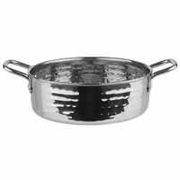 (6 adet) Servis kabı - MUMBAI - Paslanmaz Çelik - 0,75L - Ø155mm - Yükseklik: 50mm