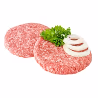 Preša za hamburgere - 15 veličina - plastika - mala - Ø 80 mm - crvena - 15 rupa - 85 g
