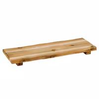 (4 pieces) Serving board with legs - 190x530x40mm