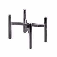 (3 pcs) Buffet Stand - Stainless steel - Chrome - Height: 170mm - suitable for platters & plates from 210mm