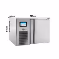 Commercial Countertop Blast Chiller/Freezer - 3x GN 1/1 or EN 600x400mm - with Touchscreen Controller - 68L