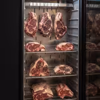 Dry Aging skříň na zrání masa - 595x710 mm - se 1 skleněnými dveřmi - nerezová ocel