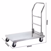 Cărucior de transport – 515 x 820 mm – cu 1 raft – pliabil