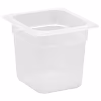 (6 szt.) CAMBRO | Pojemnik GN 1/6 – polipropylen – wysokość: 150 mm – mleczny