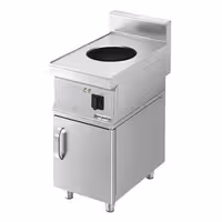 Indukcijski wok – 3,5 kW – uključujući bazu s jednom vratima