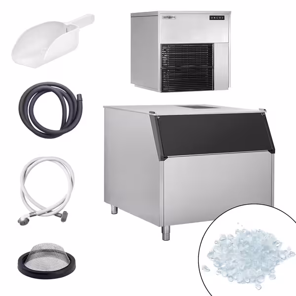 Aparat za ledene pahuljice - 550 kg/24 h - uklj. spremnik za led