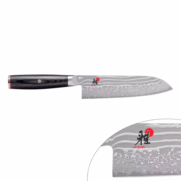 MIYABI | 5000 FC-D - SANTOKU - Lama: 180mm