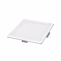 (6 komada) CAMBRO | Polipropilenski GN-Poklopac 1/2 - Hermetičan - Mliječna boja