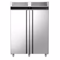 Szafa chłodnicza PREMIUM – stal nierdzewna – GN 2/1 – 1400 L – z 2 drzwiami – z izolacją 85 mm