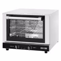 Electric Compact Convection Oven - Manual Controls - 3x 349x282mm - 21L