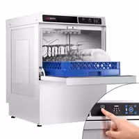 Perilica posuđa - Touch upravljanje - 3,6 kW - s ugrađenim dozatorima deterdženta i sjajila - s odvodnom pumpom