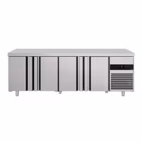 Commercial Counter Fridge PREMIUM - 2330x700mm - with 4 doors - capacity 632 litres