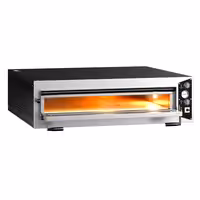 Electric Deck Pizza Oven - Single Deck - Refractory Stone Deck - 9 x Ø 34cm (13.4") - up to 450°C
