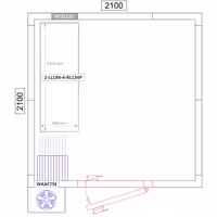 وحدة رفوف ألمنيوم - بداية - 1315x1800mm - عمق: 460 mm - 4 رفوف - الحمولة: 600 kg