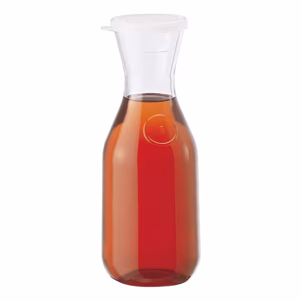 (12 pieces) CAMBRO | Camliter Beverage Carafe – 250 ml – With Lid – CAMWEAR® Polycarbonate