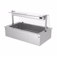 Cuba de gelo de encastrar - 1460mm - 4x GN 1/1 - 160L