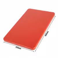 Επιφάνεια Κοπής - 250x400mm - Σύμφωνη με HACCP - Κόκκινη