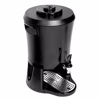 Commercial Twin Filter Coffee Machine - 2x 5.0L - 9 kW - with Direct Water Connection & Hot Water Tap - incl. 2 Thermal Containers
