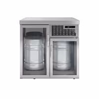 Profesionalni hladnjak za pivske bačve - 2x50 l bačve - 1100 x 600 mm - sa 2 staklena vrata
