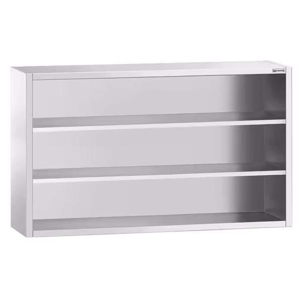 خزانة حائط ستانلس ستيل PREMIUM - 2000x400mm - بدون باب انزلاقي - بدون باب ذو أجنحة - ارتفاع 1000 mm