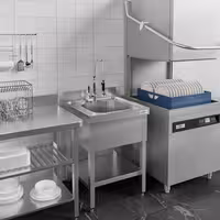 Sudoper PREMIUM - 600x600 mm - s donjom policom - s 1 koritom - korito sredina