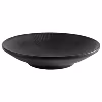 (6 adet) NERO - Düz Tabak - Melamin, Ø150mm, Siyah