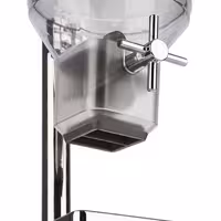 Mısır Gevreği Dispenseri - FRESH+EASY - tekli - Dönme Mekanizması - 1 Plastik Hazne - 4,5L - Paslanmaz Çelik Stand