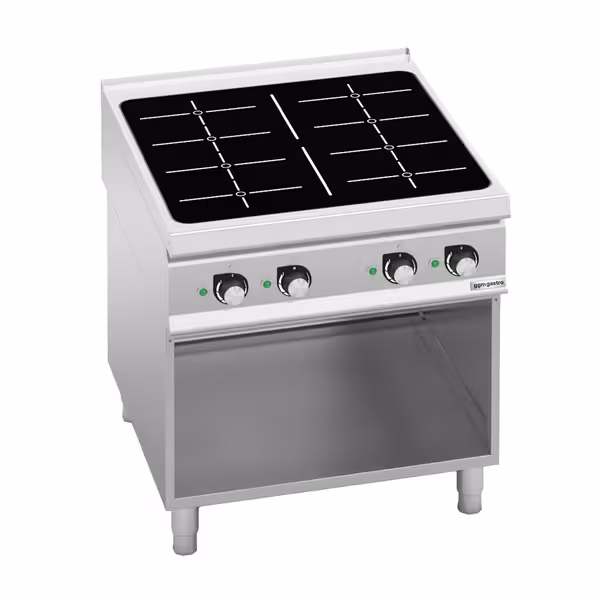 Indukcijski štednjak s ravnom pločom - 28 kW - linija 900 - trofazno napajanje